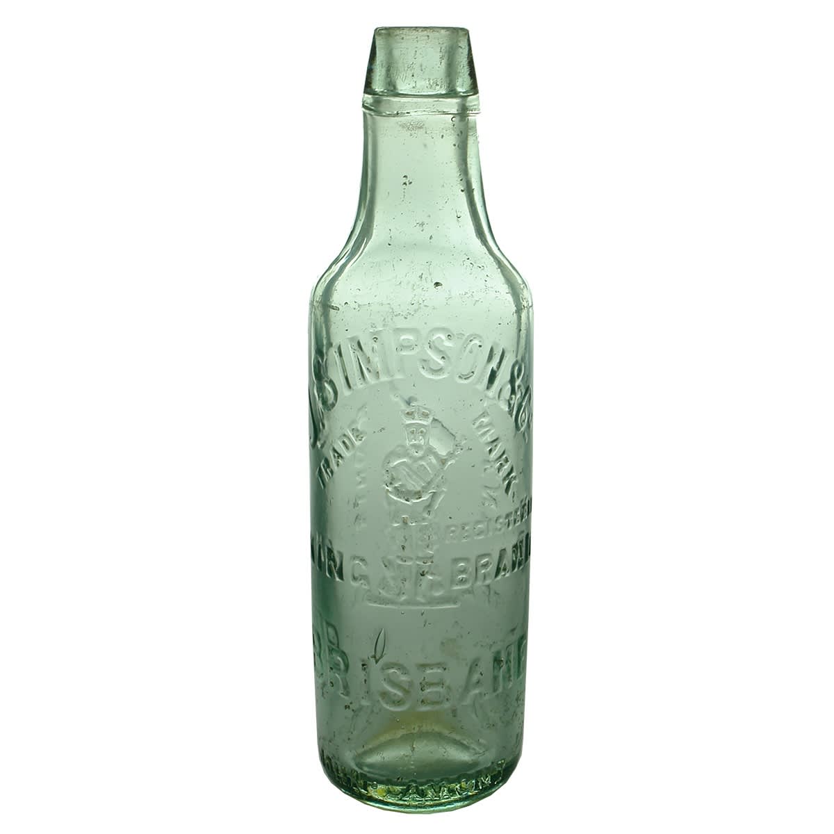 Lamont. J. Simpson & Co., King Brand, Brisbane. Lamonts Patent. (Queensland)