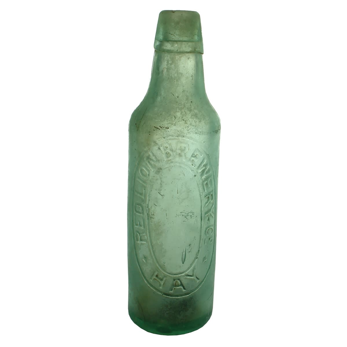 Lamont. Red Lion Brewery Co., Hay. Aqua. 10 oz. (New South Wales)
