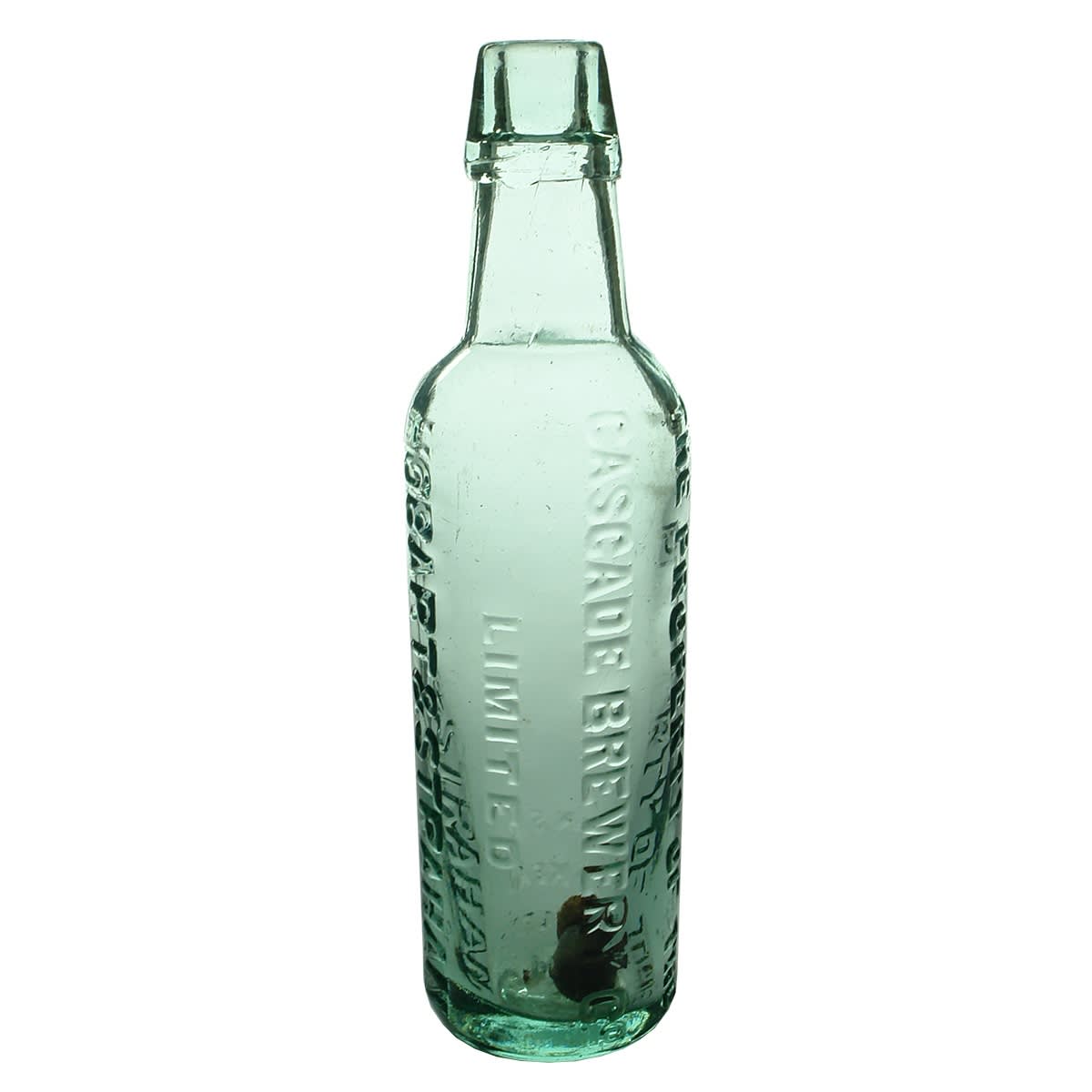 Lamont. Cascade Brewery Co Limited Hobart & Strahan. Cannington Shaw. Aqua. 10 oz. (Tasmania)