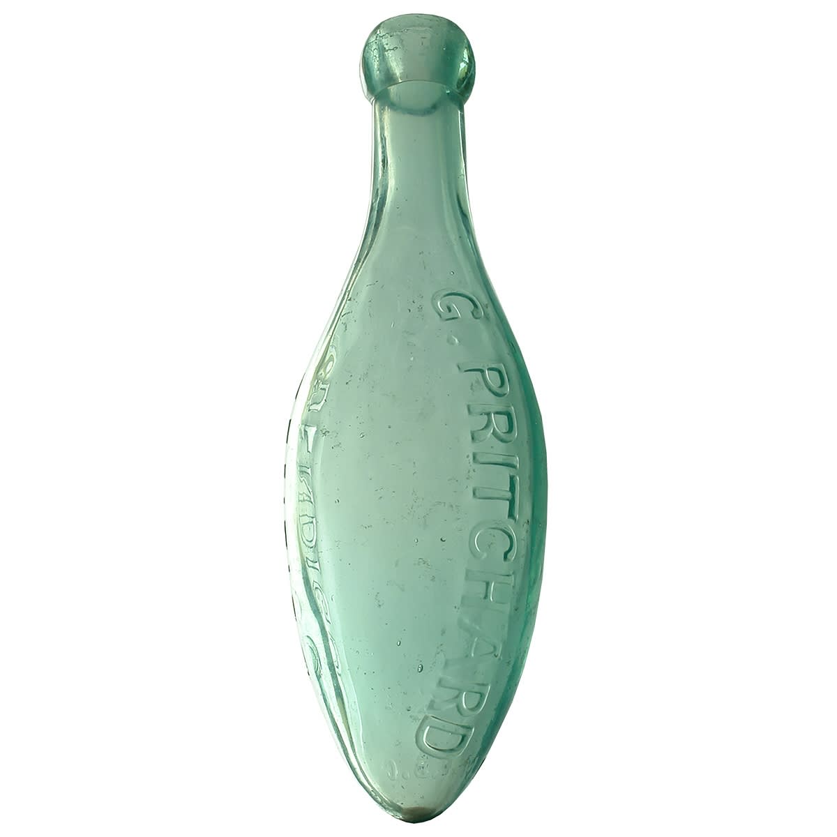 Torpedo. G. Pritchard, Bendigo. Aqua. 10 oz. (Victoria)