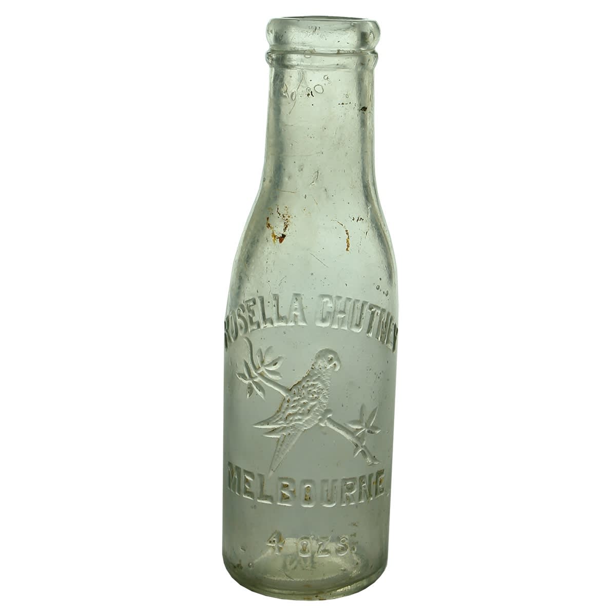 Sample. Rosella Chutney, Melbourne. Clear. 4 oz. (Victoria)