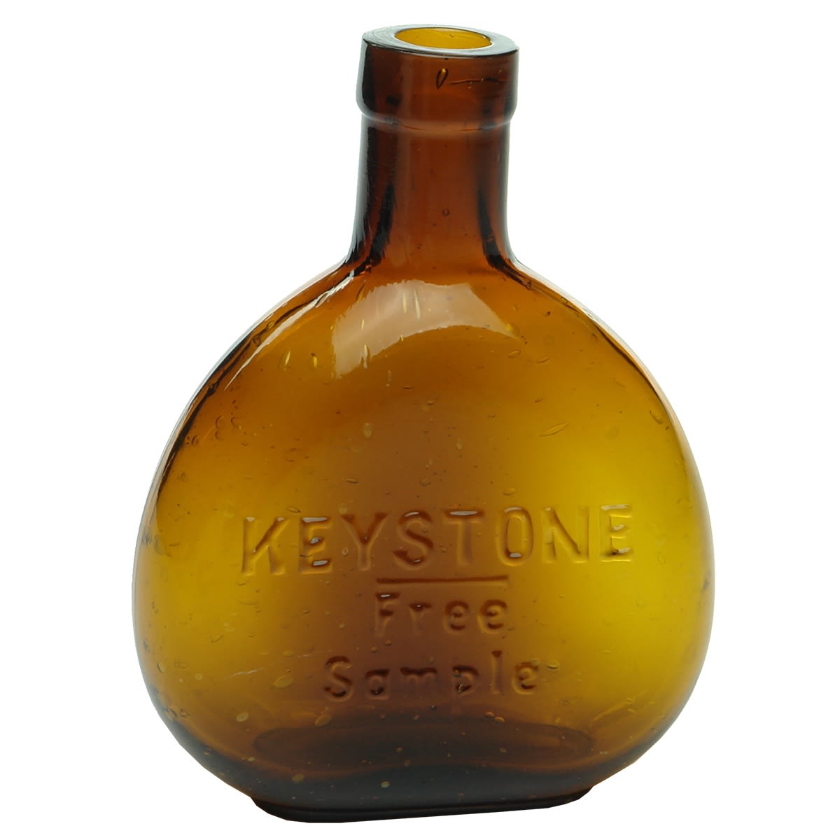 Wine. Keystone Free Sample. Chestnut shape. Amber.