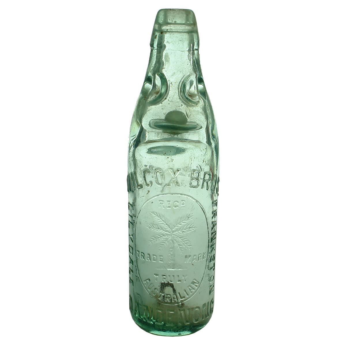 Codd. Wilcox Bros, Lilydale, Frankston & Dandenong. Lemonade. Dobson. Aqua. 10 oz. (Victoria)