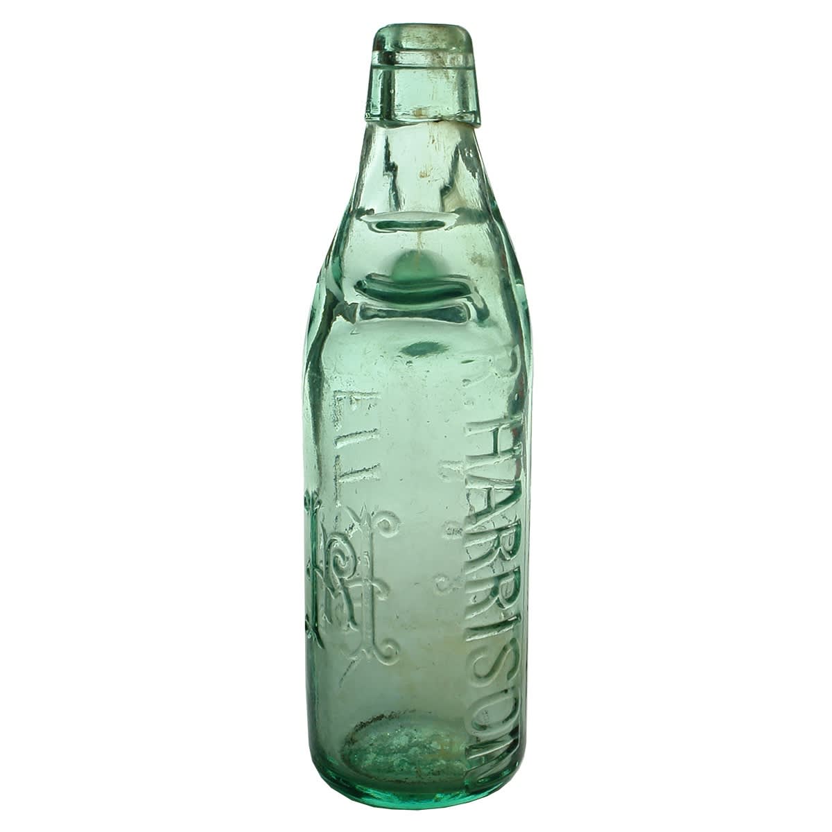Codd. R. Harrison, Fitzroy. Hill's style. M. G. B. Co. Aqua. 10 oz. (Victoria)