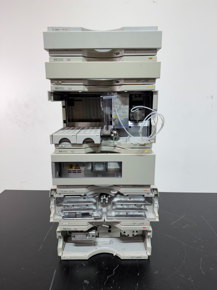 Agilent 1100 HPLC w/ G1311A Quat Pump, ALS, VWD, COLCOM & Degasser