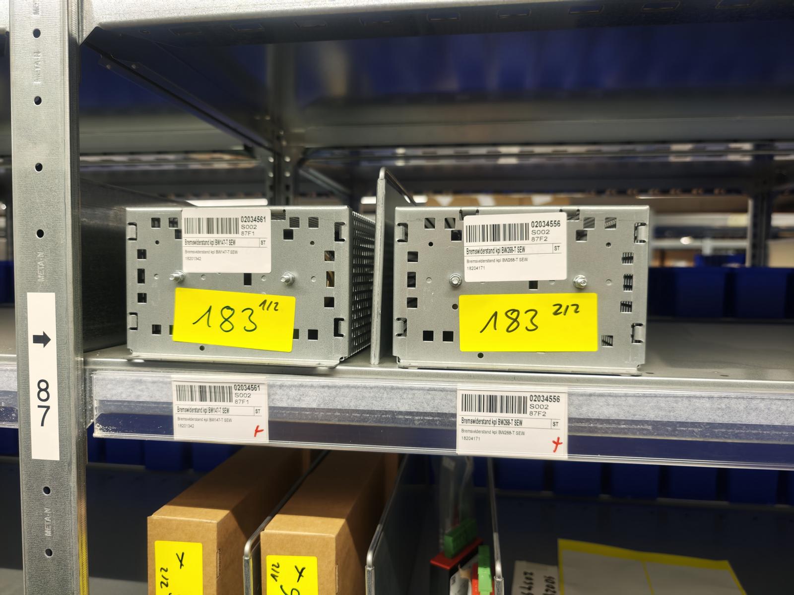 (2) Braking resistors kpl BW268-T SEW