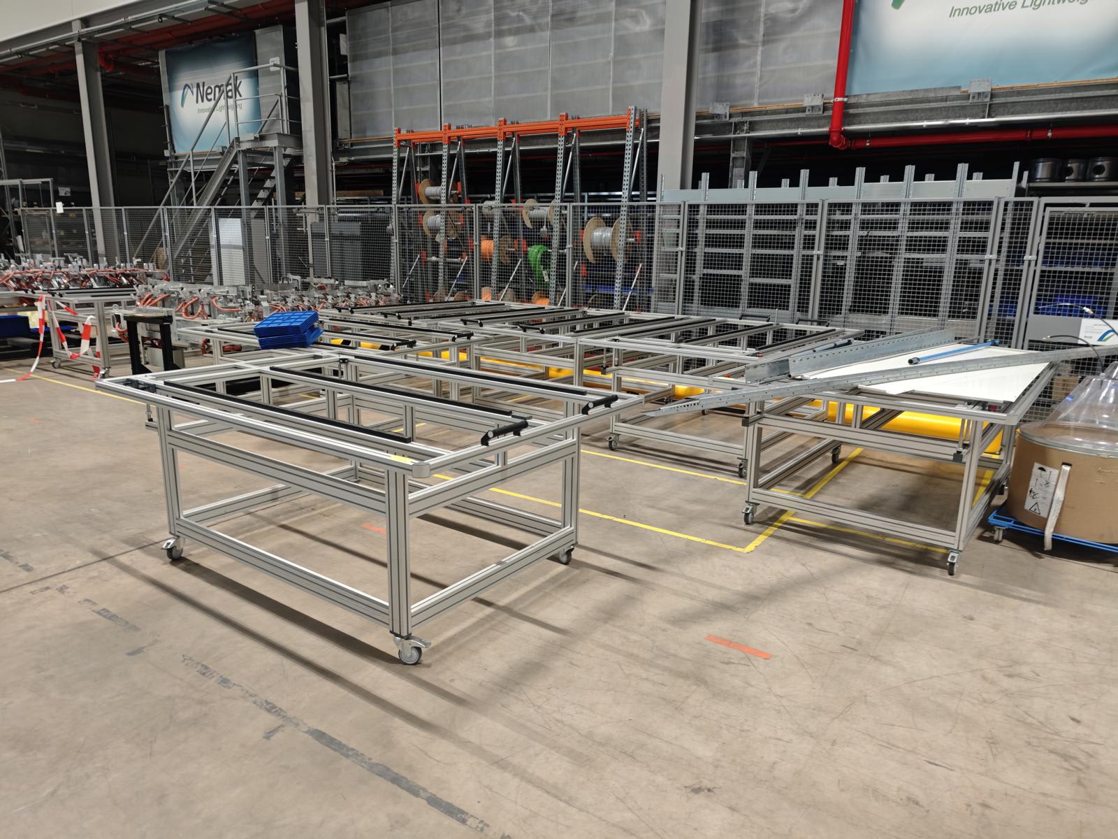 (2) Mobile assembly tables