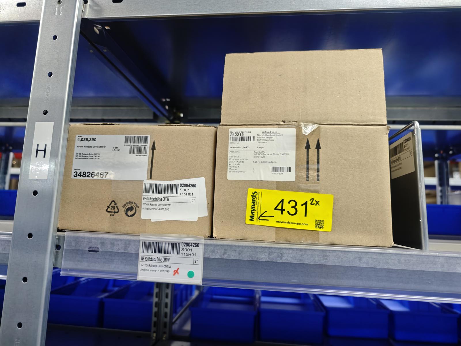 (2) Wire feed unit FRONIUS WF 60i Robacta Drive CMT/W