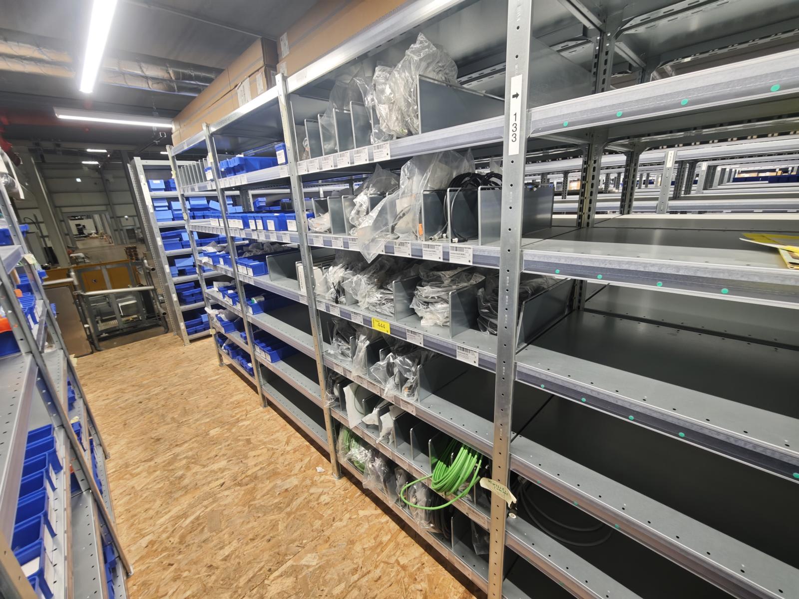 Contents of rack