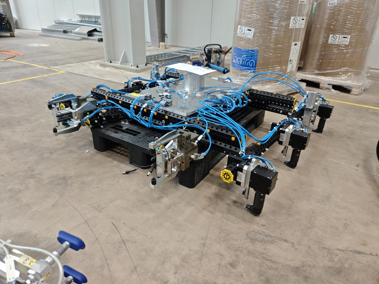 Lifting device with gripper