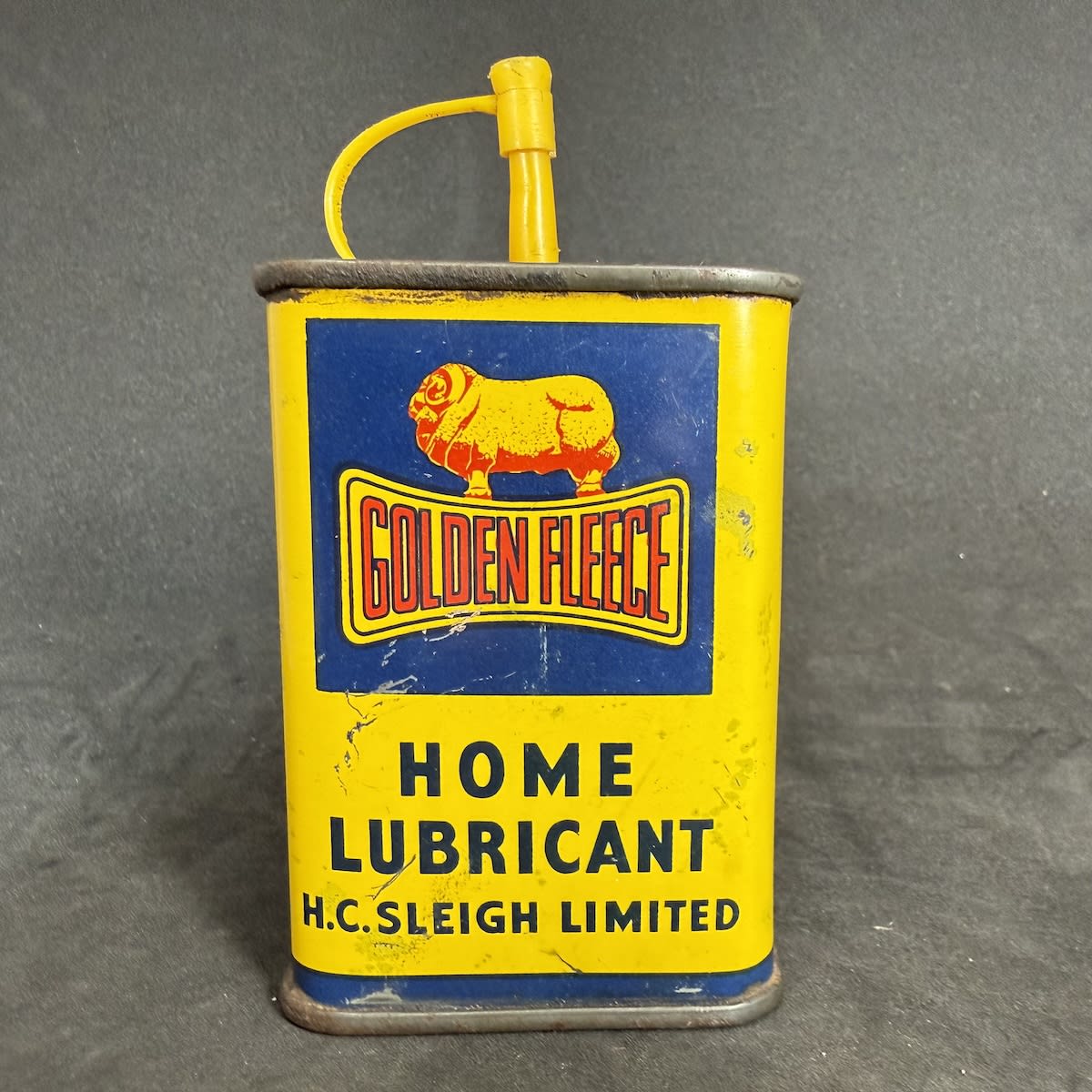 Garaganelia. Home Lubricant Tin. H. C. Sleigh. Golden Fleece. 4 oz.