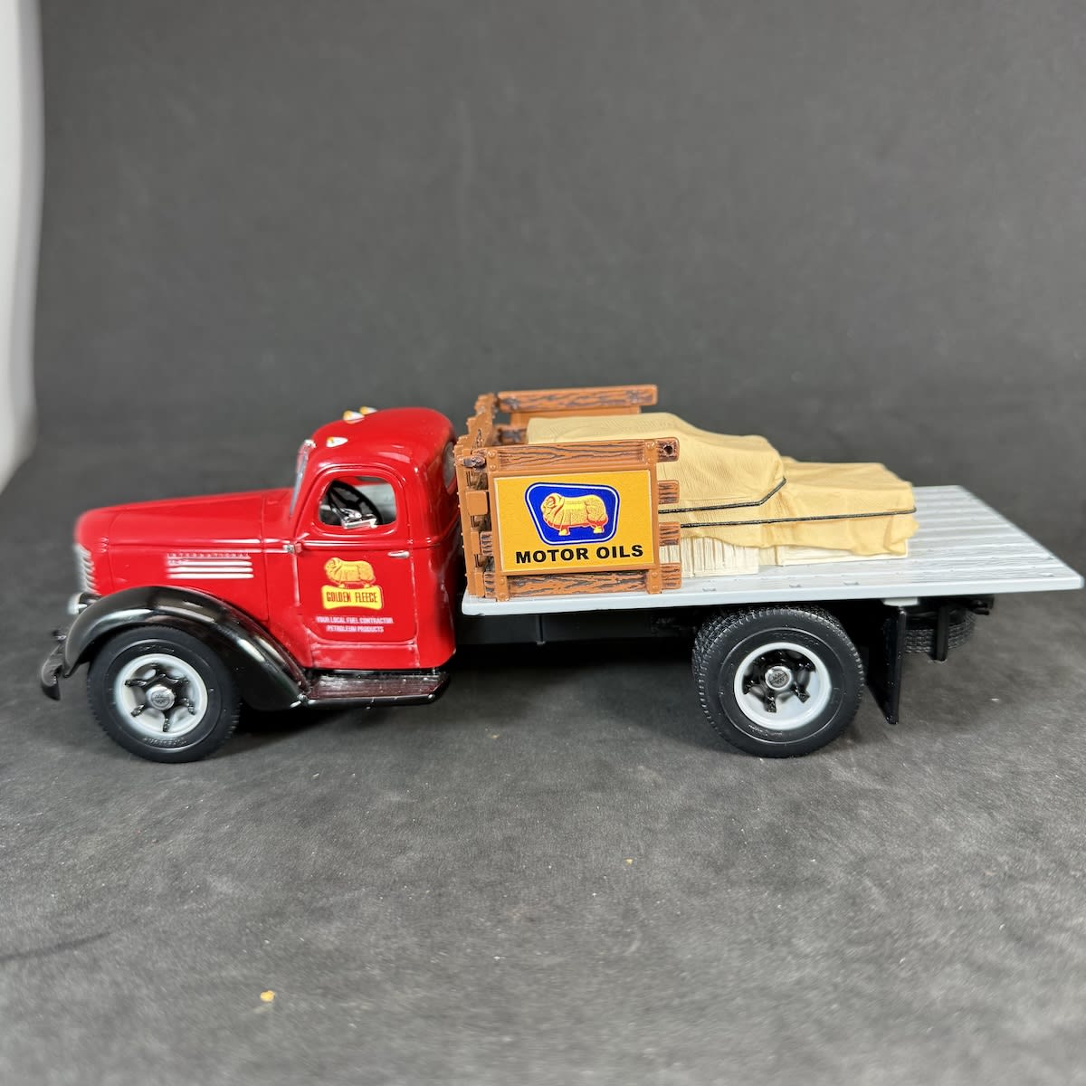 Model Truck. Internation KB-8. Golden Fleece Your Local Fuel Contractor.