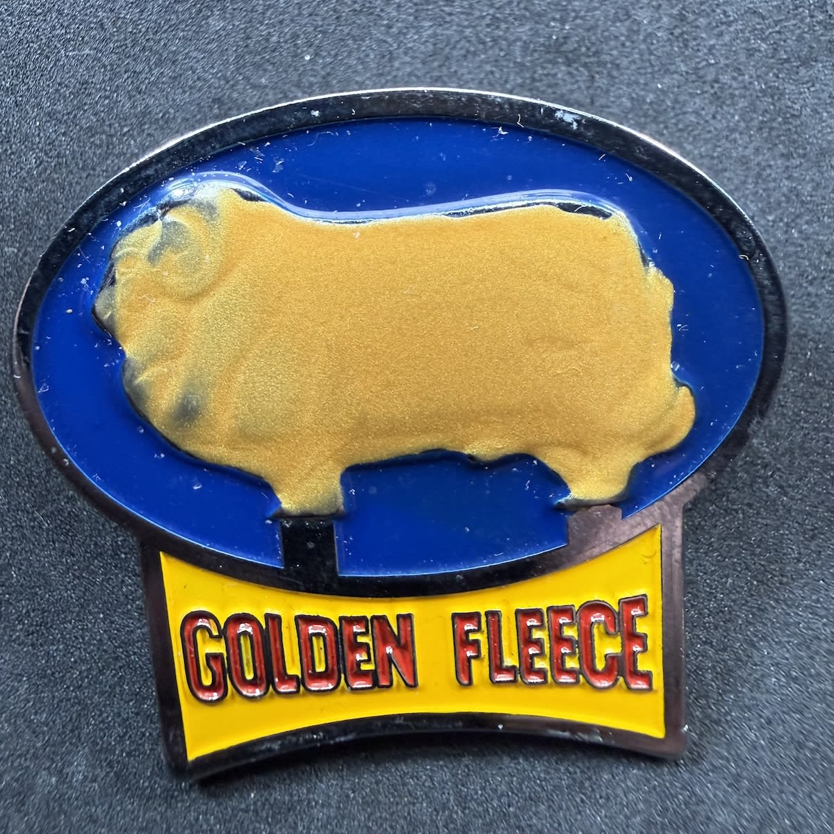 Enamel Badge. Golden Fleece. Hardcorebiker made.