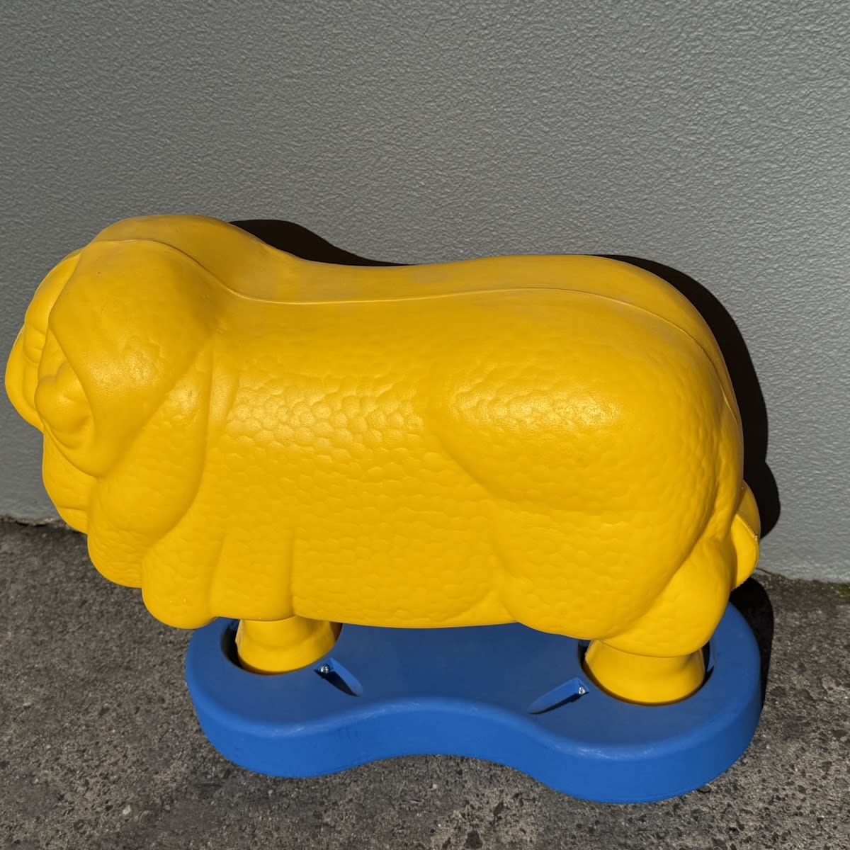 Plastic large sized Golden Fleece light up display.