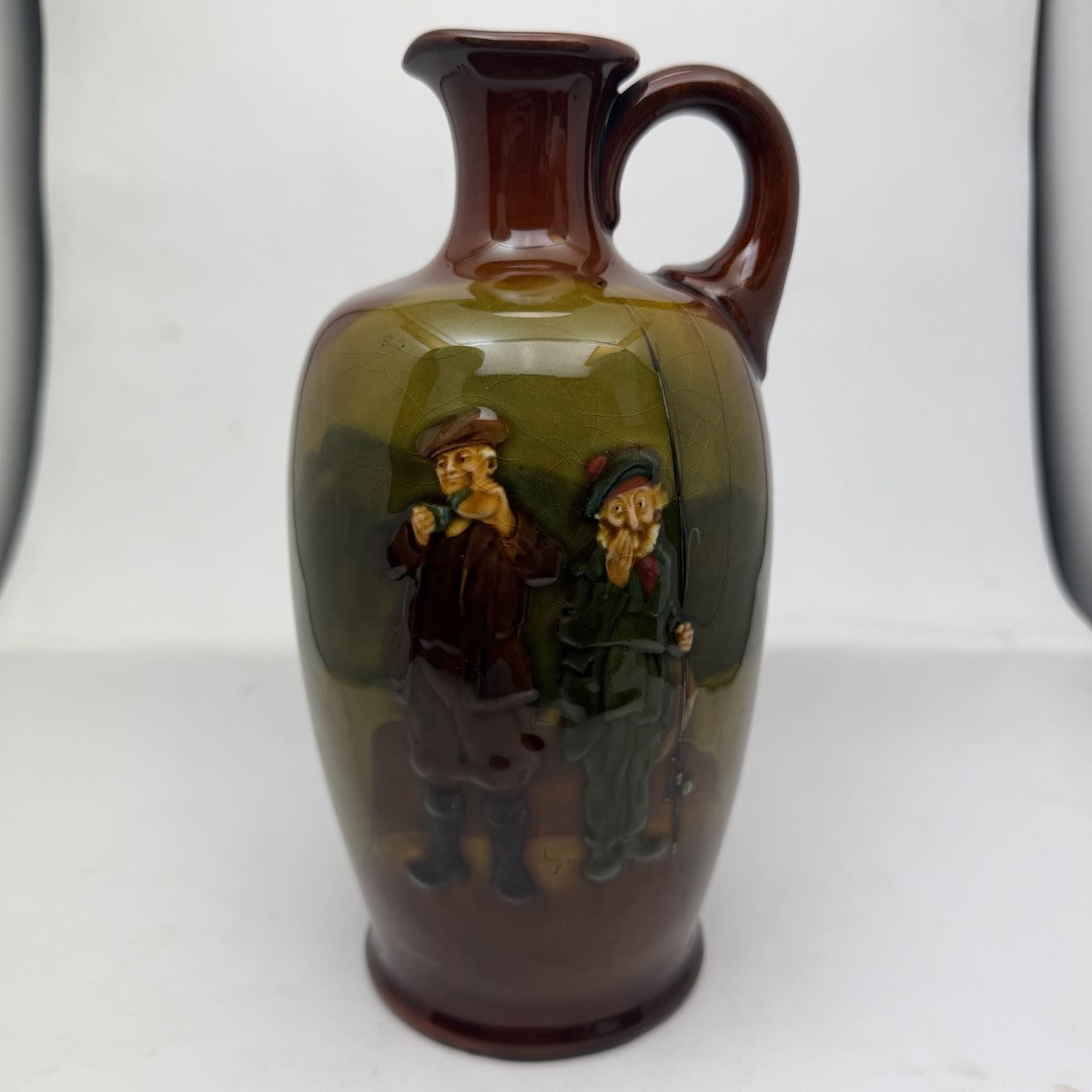 Kingsware Jug. Gillie & the Fisherman. BL Scotch Whisky. Bulloch Lade & Co. Royal Doulton.