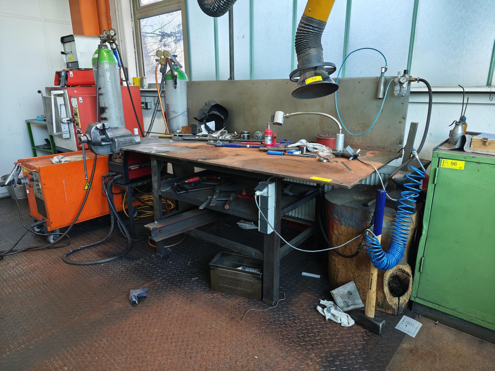 Welding Table with Vice