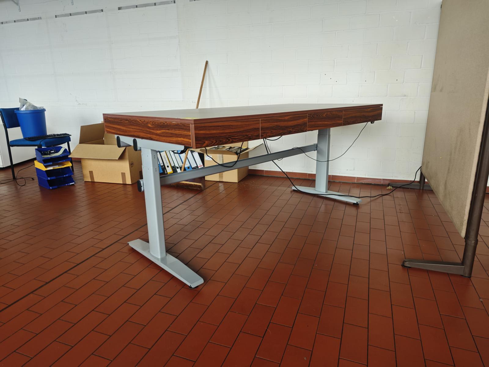 Height-adjustable desk
