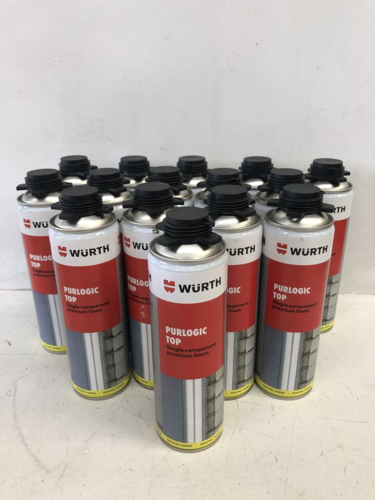 15 X 500ML WURTH PURLOGIC TOP FOAM — NZ auction result