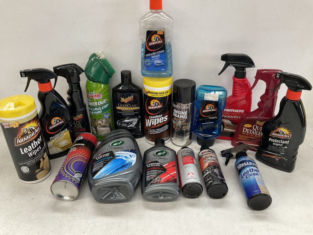 CAR CLEANING CHEMICALS — NZ auction result