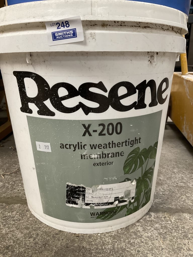 10L RESENE X-200 EXTERIOR PAINT — NZ auction result