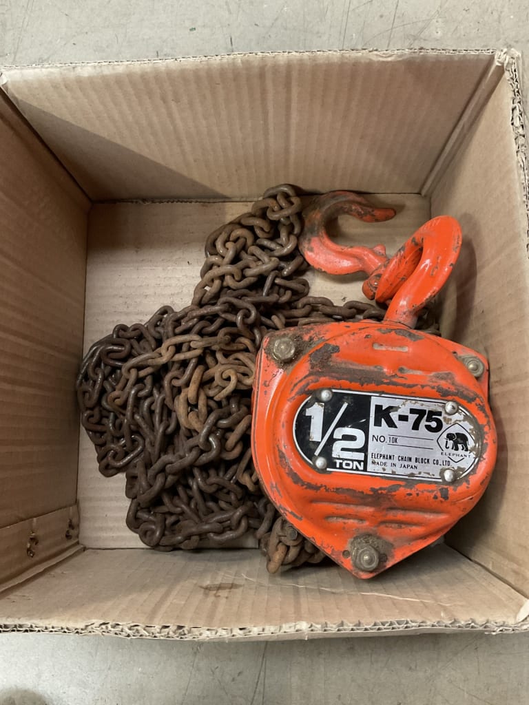 1/2 TON BLOCK &amp; CHAIN — NZ auction result