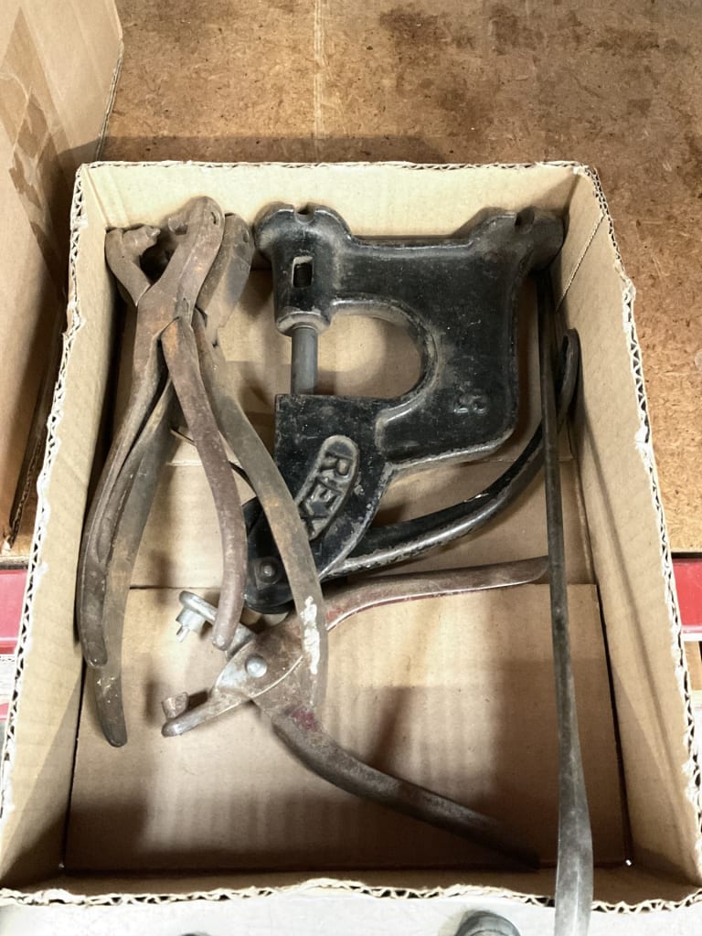 LEATHER WORKING TOOLS — NZ auction result