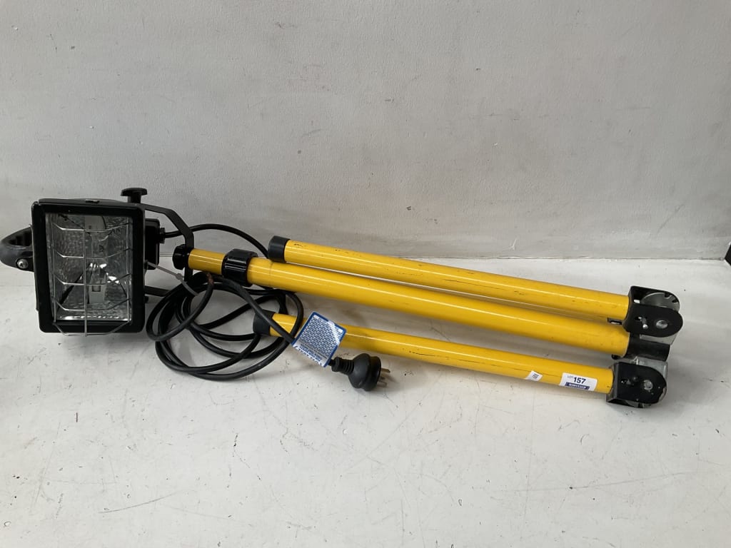 SINGLE HALOGEN WORKLIGHT — NZ auction result