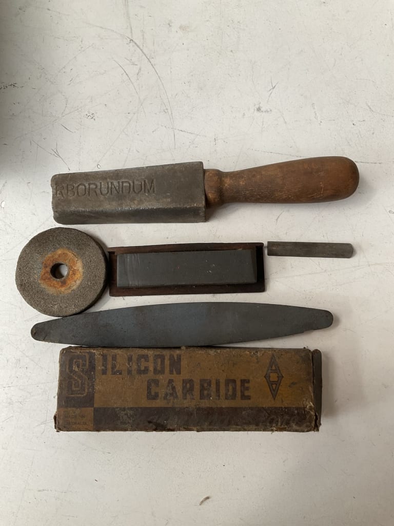SHARPENING STONES — NZ auction result