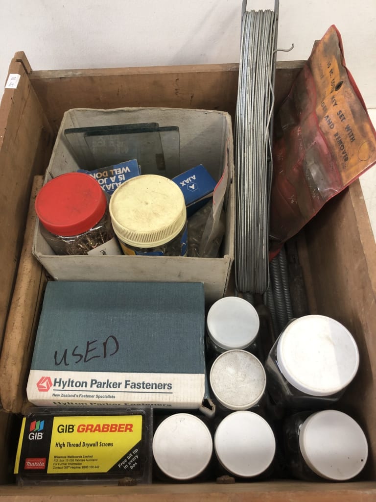 CTN OF HARDWARE — NZ auction result