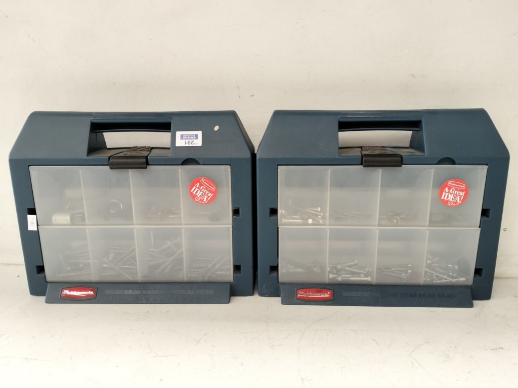 2 HARDWARE ORGANISERS &amp; HARDWARE — NZ auction result