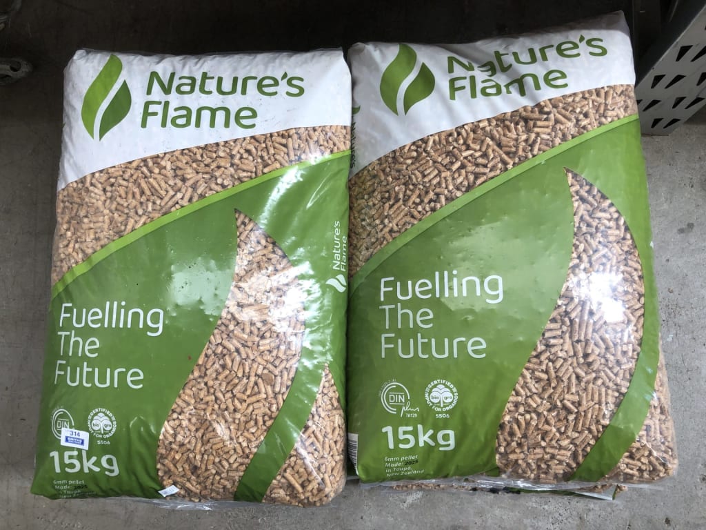 6 X 15KG PELLET FIRE PELLETS — NZ auction result
