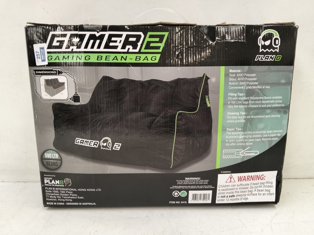 GAMING BEAN BAG CHAIR — NZ auction result