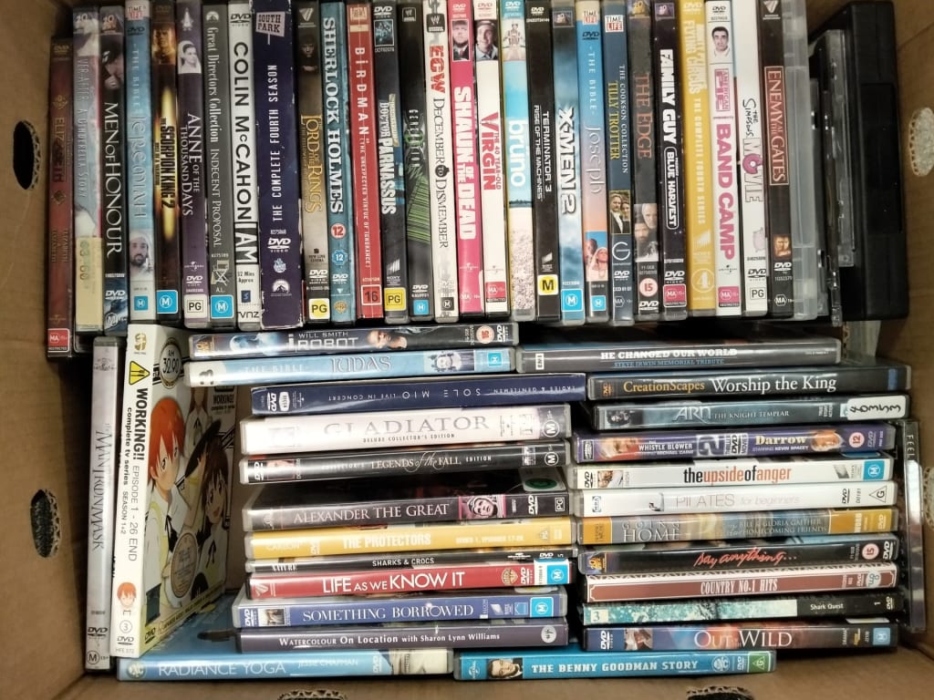 CARTON OF DVDS — NZ auction result