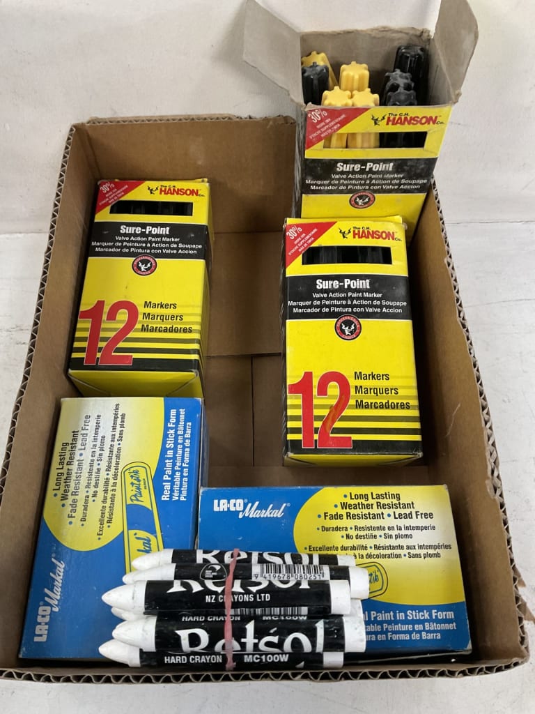 PAINT MARKERS &amp; STICKS — NZ auction result