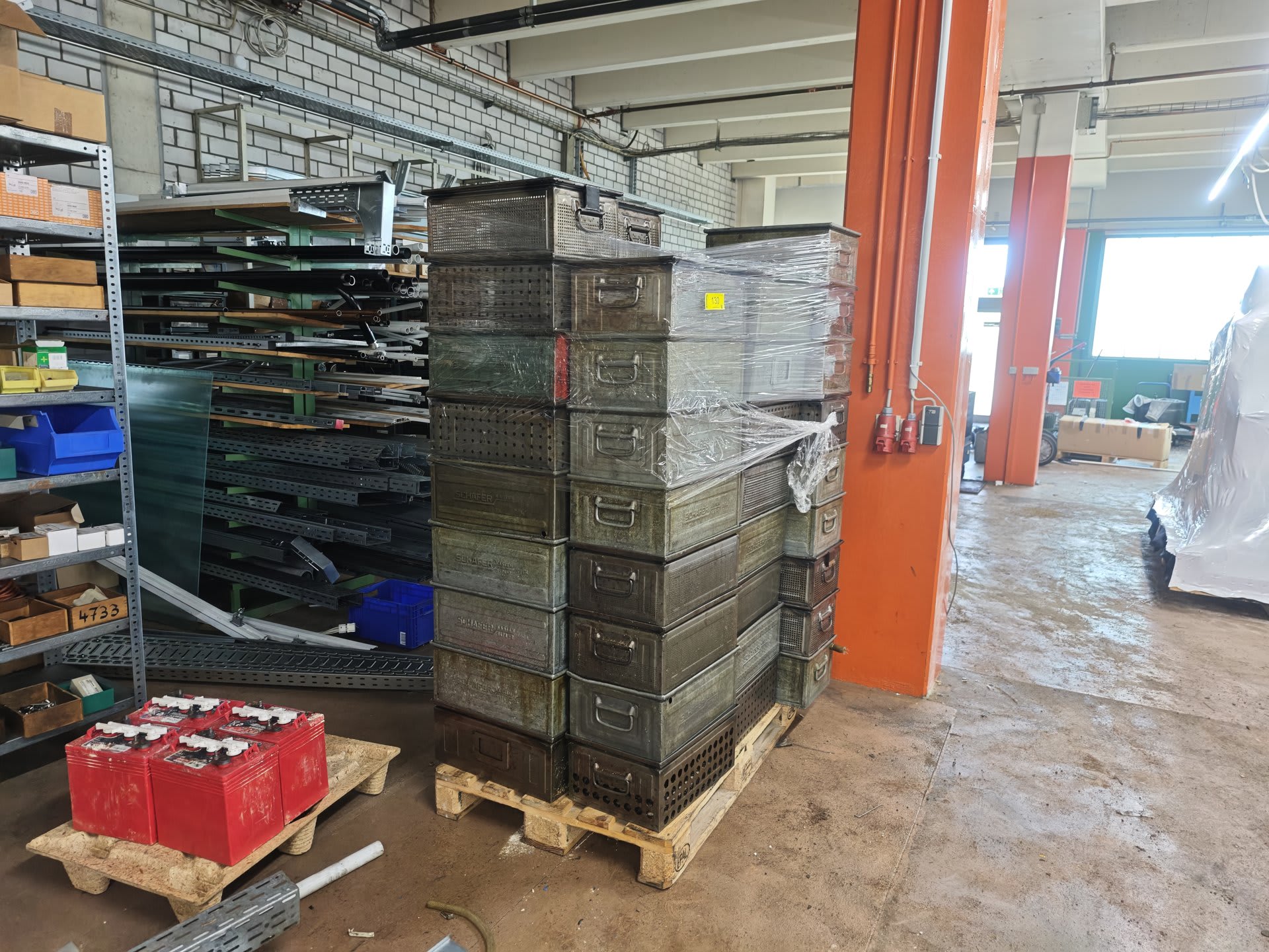 Lot of Stainless Steel Boxes