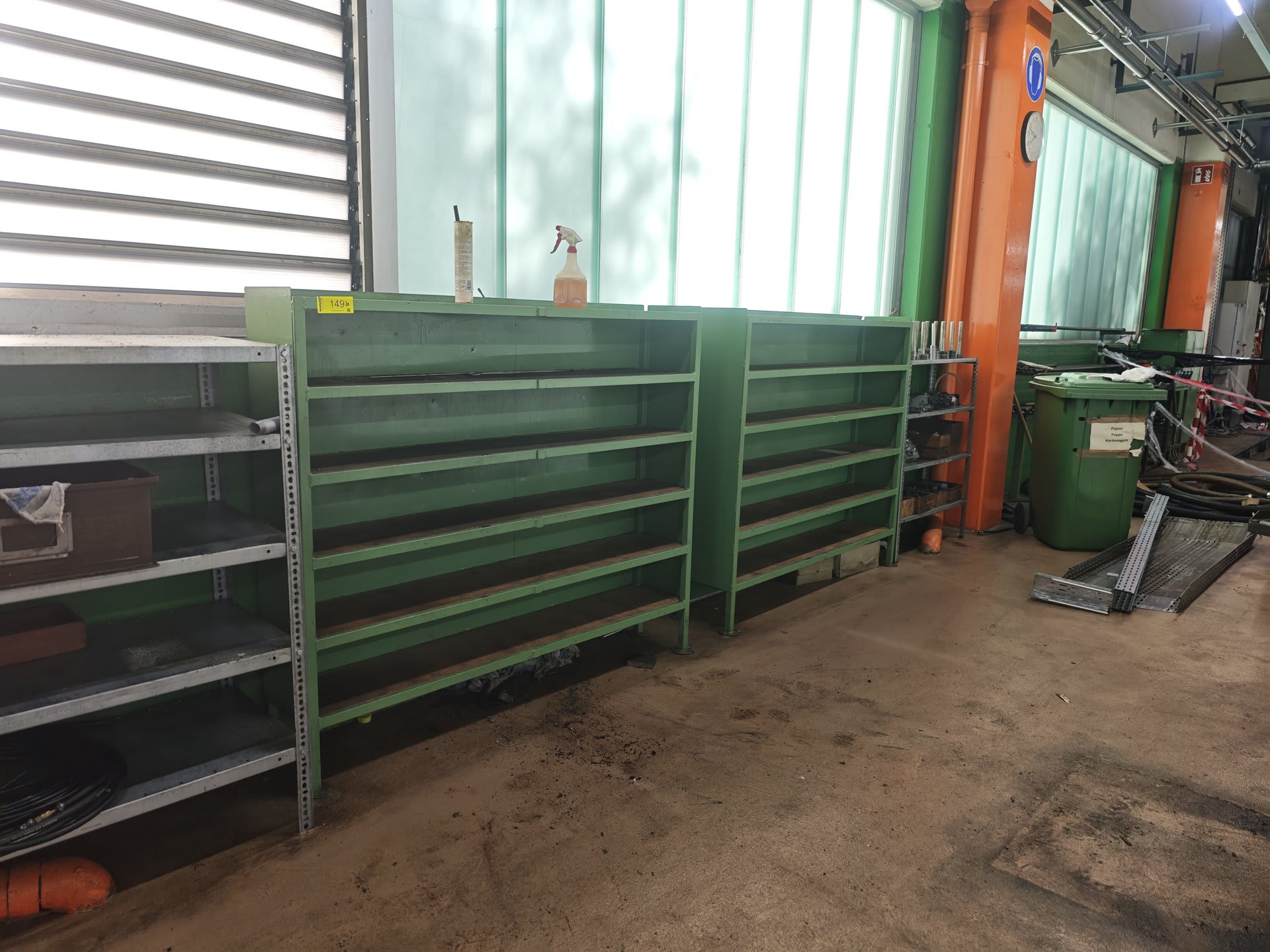 (2) Material Shelving Units