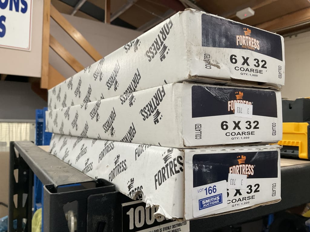 3 X 1000 6X32MM COLLATED SCREWS — NZ auction result