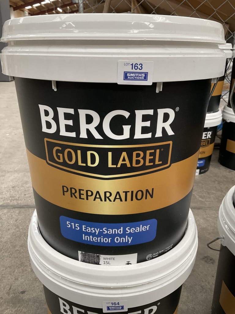 15L BERGER GOLD LABEL EASY SAND INTERIOR PAINT — NZ auction result