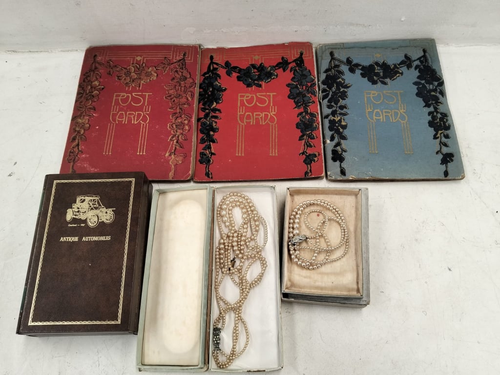 VINTAGE PHOTOGRAPHS + NECKLACES ETC — NZ auction result