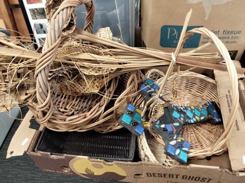 WOVEN BASKETS — NZ auction result