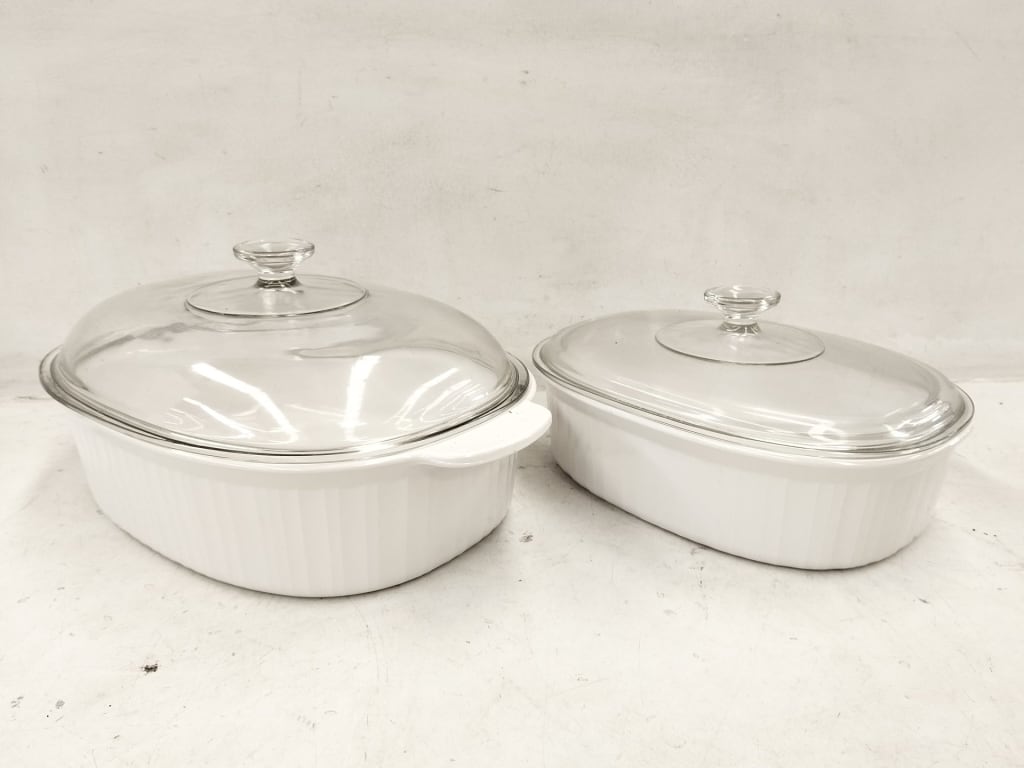 2 CORNING WARE DISHES — NZ auction result