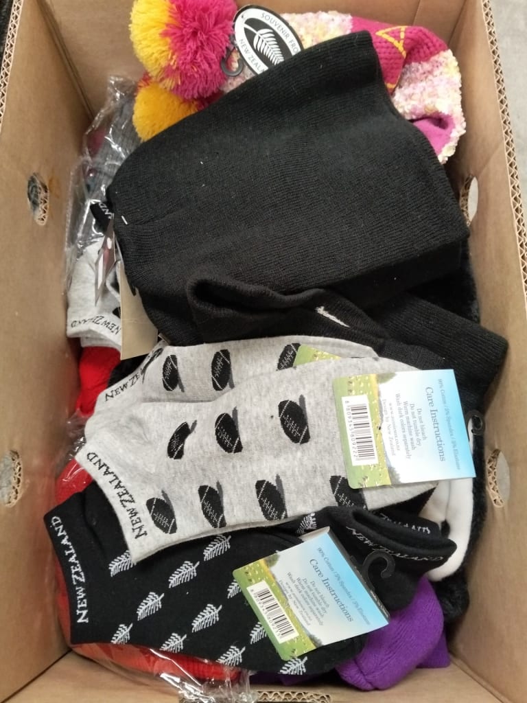 2 CARTONS OF ASSORTED CLOTHING ITEMS — NZ auction result