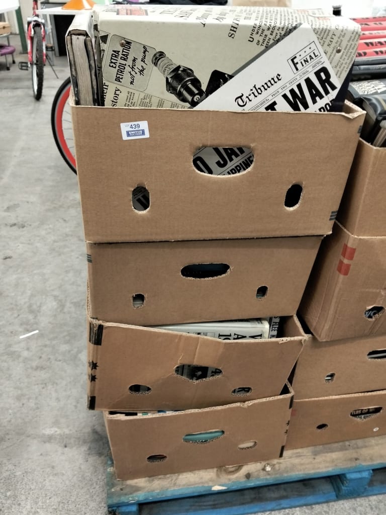 4 CARTONS OF ASSORTED WAR BOOKS — NZ auction result