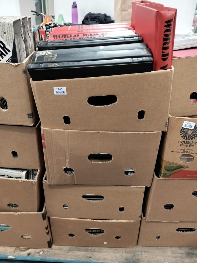 4 CARTONS OF ASSORTED WAR BOOKS — NZ auction result