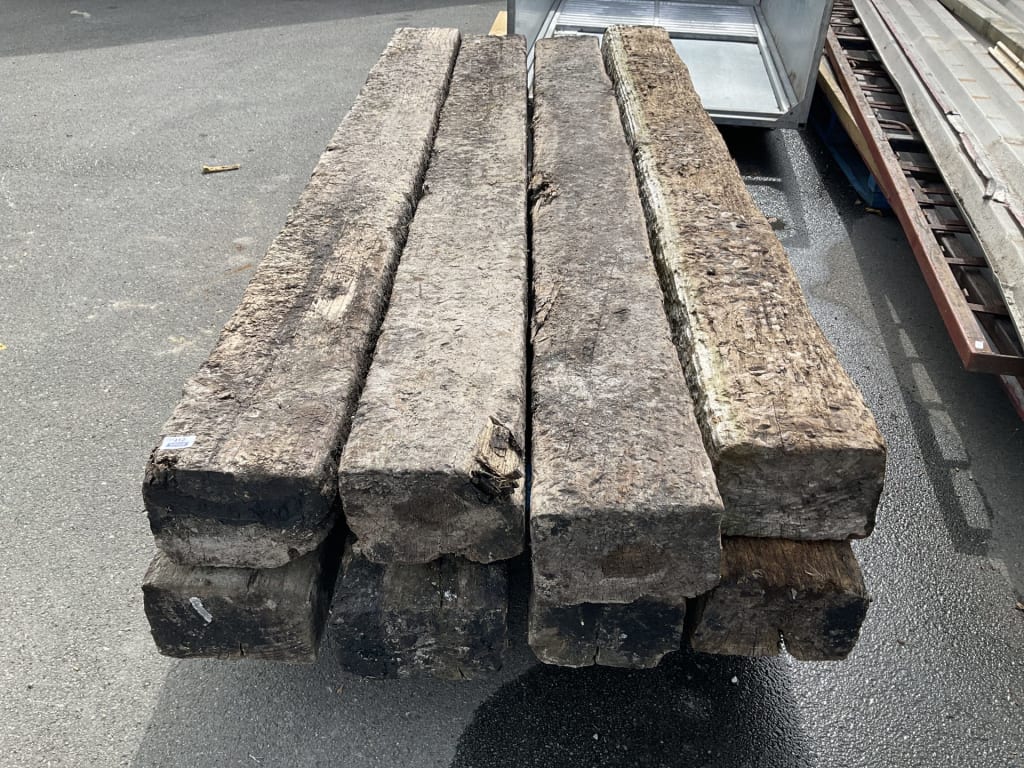 8 RAILWAY SLEEPERS — NZ auction result