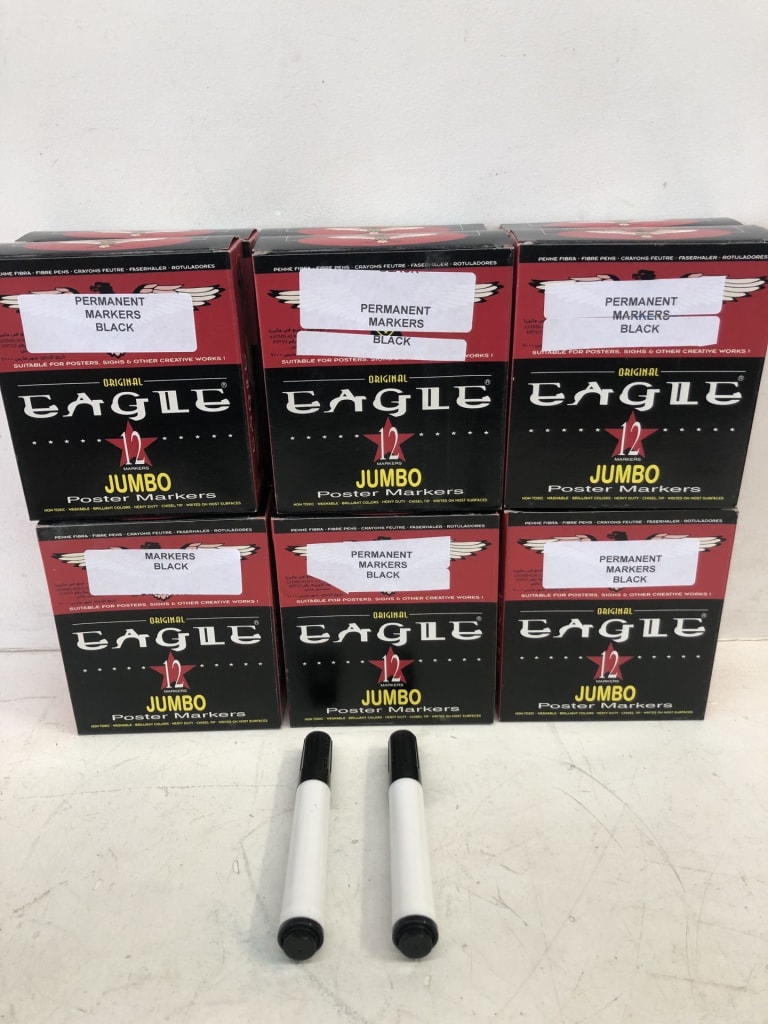 12 X 12 JUMBO POSTER MARKERS — NZ auction result