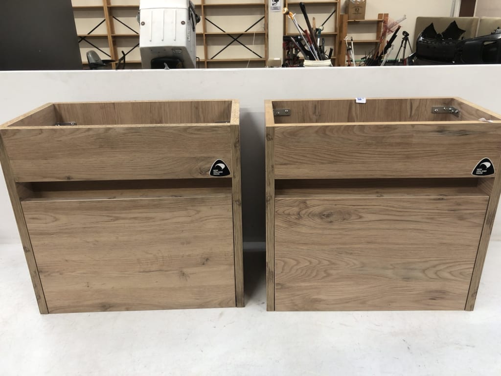 2 VANITY BASES W430 D235 H290MM — NZ auction result
