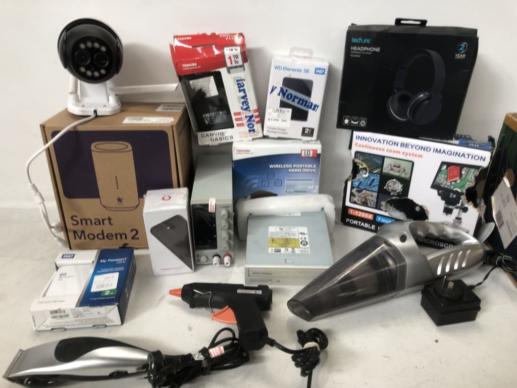 CTN OF ELECTRICAL &amp; COMPUTER WARE — NZ auction result