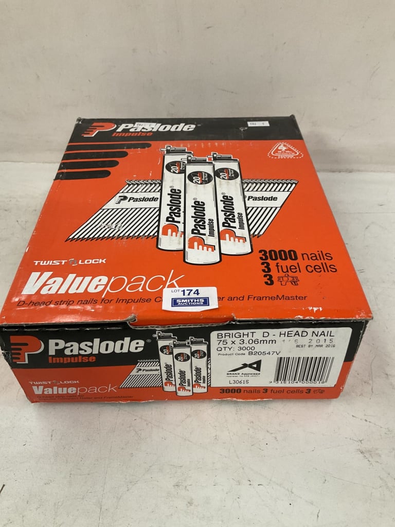 2015 PASLODE VALVE PACK — NZ auction result