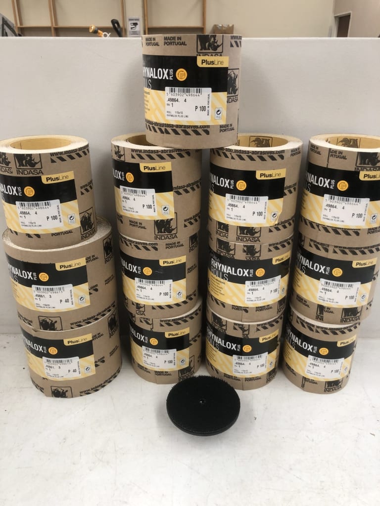 ASSORTED ROLLS OF SANDING PAPER — NZ auction result